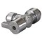 Apollo 1/2 in. Chrome-Plated Brass Push-To-Connect x 1/4 in. Push-To-Connect Quarter-Turn Angle Stop Valve FSBVA1214 - alternate 2